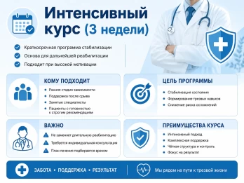 Реабилитация за 21 день в Реже